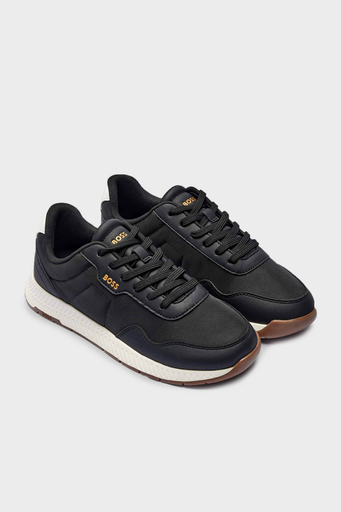 Boss Logolu Sneaker Erkek Ayakkabı 50536481 001 SİYAH - 2