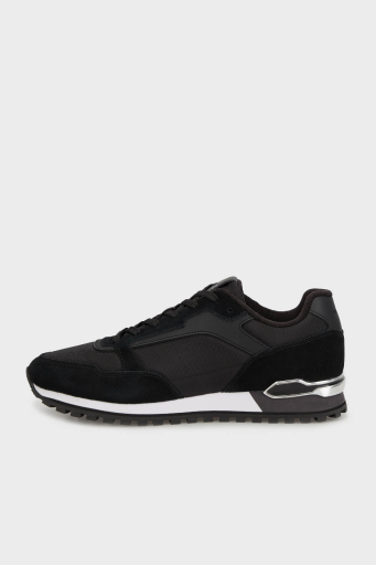 Boss Logolu Süet Detaylı Sneaker Erkek Ayakkabı 50523221 004 SİYAH - 7