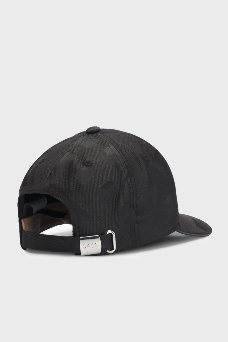 Boss Monogram Logo Baskılı Erkek Şapka 50533316 001 SİYAH - 4