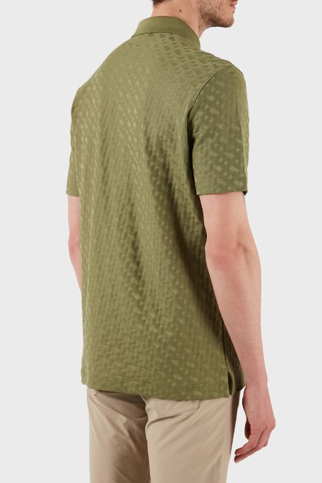 Boss Monogram Logo Baskılı Regular Fit Düğmeli Erkek Polo Yaka T Shirt 50537132 311 AÇIK YEŞİL - 12
