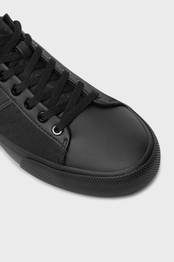 Boss Monogram Logo Baskılı Sneaker Erkek Ayakkabı 50536508 005 SİYAH - 5
