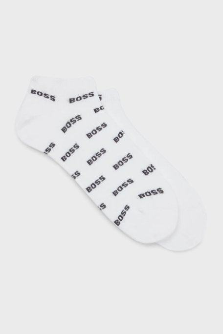 Boss Pamuk Karışımlı Logolu Erkek Çorap 50511423 100 BEYAZ - 4