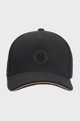 Boss Pamuk Karışımlı Monogram Logolu Erkek Şapka 50533359 001 SİYAH - 4
