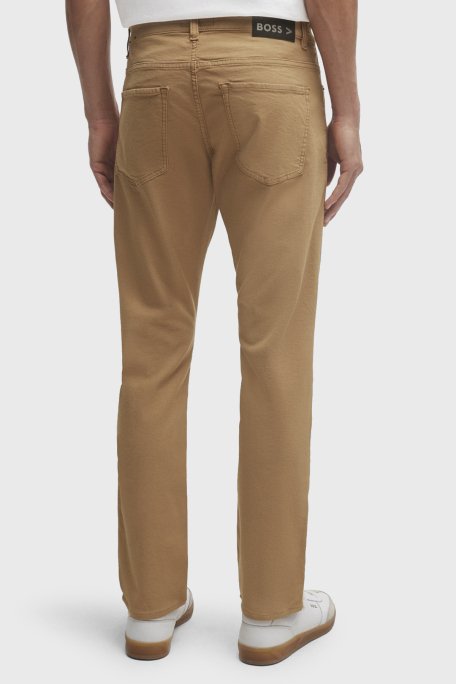 Boss Pamuk Karışımlı Slim Fit Jeans Erkek Kot Pantolon 50508122 260 KAHVE - 3