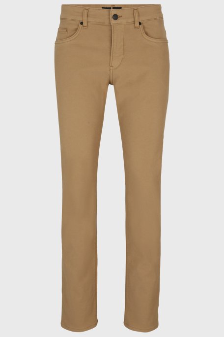 Boss Pamuk Karışımlı Slim Fit Jeans Erkek Kot Pantolon 50508122 260 KAHVE - 4