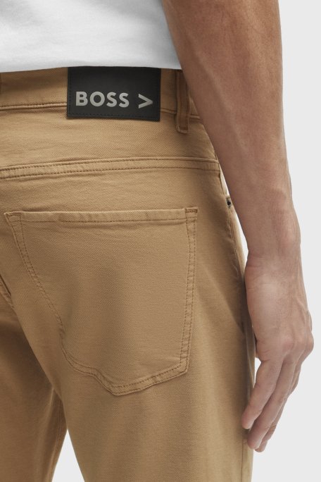 Boss Pamuk Karışımlı Slim Fit Jeans Erkek Kot Pantolon 50508122 260 KAHVE - 5