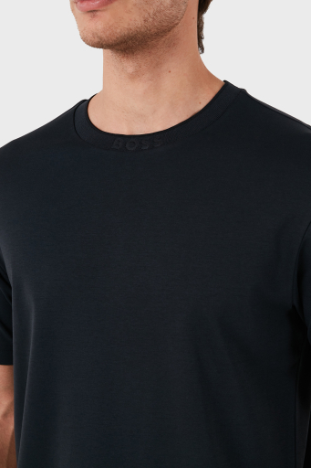 Boss Pamuklu Bisiklet Yaka Relaxed Fit Erkek T Shirt 50519354 402 LACİVERT - 6