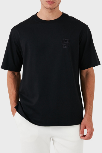 Boss Pamuklu Bsiklet Yaka Erkek T Shirt 50518743 001 SİYAH - 6