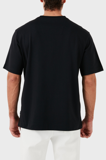 Boss Pamuklu Bsiklet Yaka Erkek T Shirt 50518743 001 SİYAH - 8