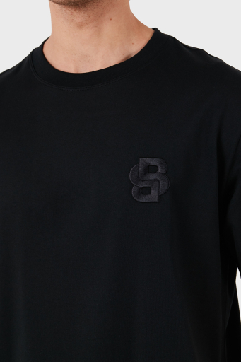 Boss Pamuklu Bsiklet Yaka Erkek T Shirt 50518743 001 SİYAH - 10