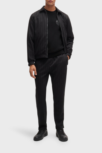 Boss Pamuklu Logolu Regular Fit Bisiklet Yaka Erkek Sweat 50518625 001 SİYAH - 2