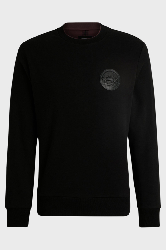 Boss Pamuklu Logolu Regular Fit Bisiklet Yaka Erkek Sweat 50518625 001 SİYAH - 10