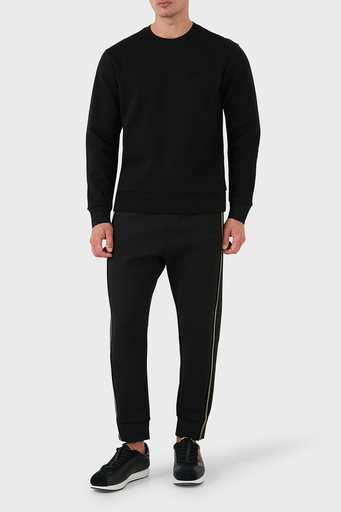 Boss Pamuklu Logolu Slim Fit Bisiklet Yaka Erkek Sweat 50528312 001 SİYAH - 3