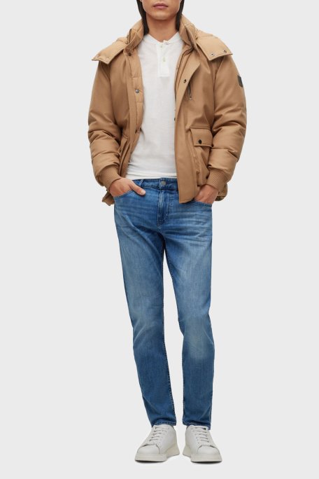 Boss Pamuklu Normal Bel Slim Fit Pantolon Erkek Kot Pantolon 50491012 430 MAVİ - 2