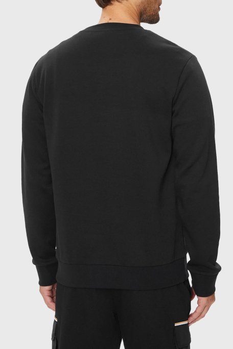 Boss Pamuklu Regular Fit Bisiklet Yaka Erkek Sweat 50520302 001 SİYAH - 2