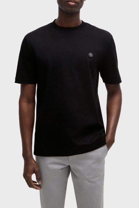 Boss Pamuklu Regular Fit Bisiklet Yaka Erkek T Shirt 50520298 001 SİYAH - 6