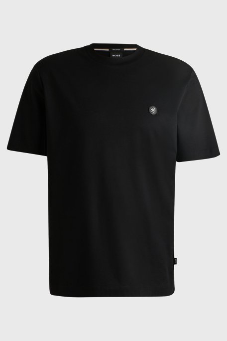 Boss Pamuklu Regular Fit Bisiklet Yaka Erkek T Shirt 50520298 001 SİYAH - 10