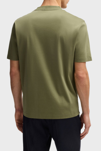 Boss Pamuklu Regular Fit Bisiklet Yaka Erkek T Shirt 50520298 311 HAKİ - 3