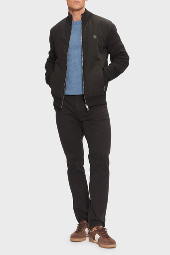Boss Pamuklu Regular Fit Dik Yaka Fermuarlı Erkek Ceket 50519620 001 SİYAH - 3