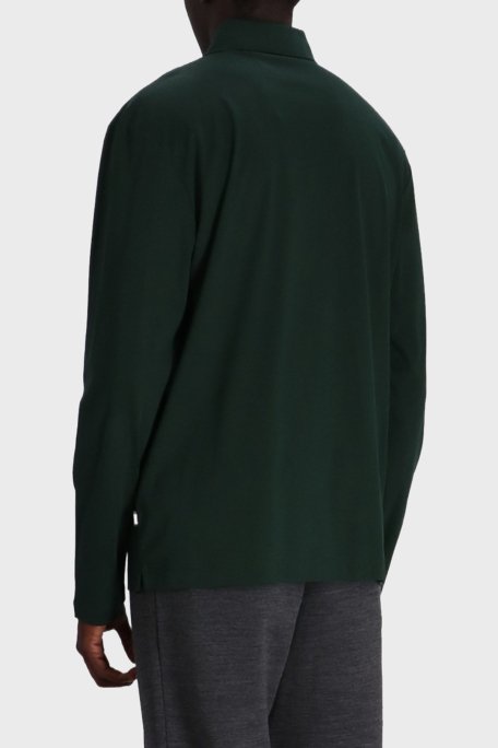 Boss Pamuklu Regular Fit Düğmeli Polo Yaka Erkek Sweat 50523917 385 YEŞİL - 3
