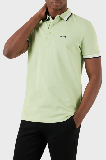 Boss Pamuklu Regular Fit Erkek Polo Yaka T Shirt 50469055 348 YEŞİL - 11