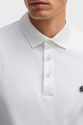 Boss Pamuklu Regular Fit Erkek Polo Yaka T Shirt 50520297 100 BEYAZ - 3