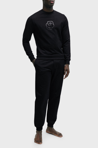 Boss Pamuklu Regular Fit Jogger Spor Erkek Pantolon 50515187 001 SİYAH - 2