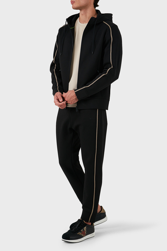 Boss Pamuklu Regular Fit Kapüşonlu Erkek Sweat 50523912 001 SİYAH - 3
