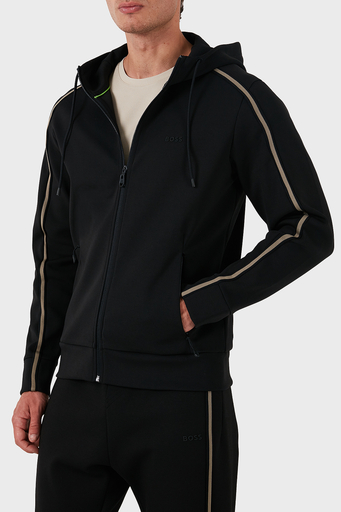 Boss Pamuklu Regular Fit Kapüşonlu Erkek Sweat 50523912 001 SİYAH - 5