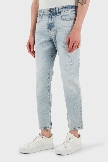 Boss Pamuklu Regular Fit Normal Bel Düz Paça Jeans Erkek Kot Pantolon 50537835 455 MAVİ - 2