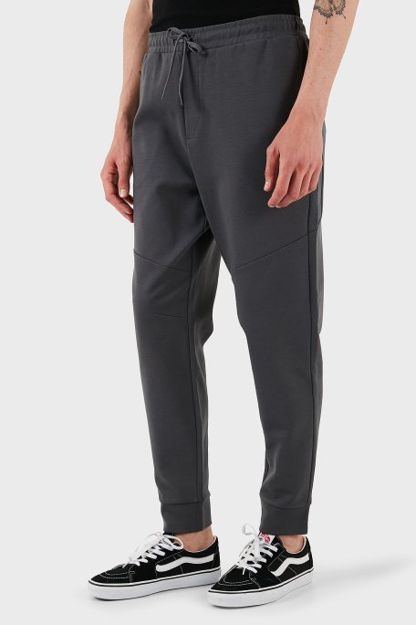 Boss Pamuklu Regular Fit Normal Bel Ribanalı Paça Jogger Erkek Pantolon 50543860 027 KOYU GRİ - 8