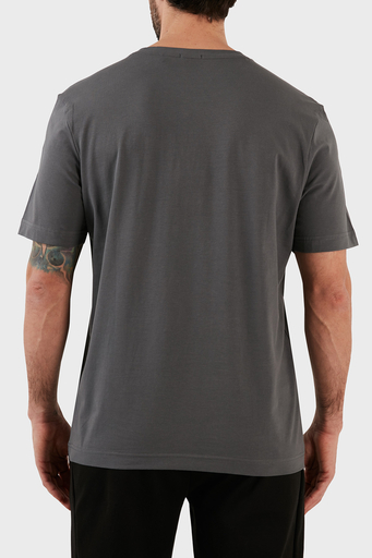 Boss Pamuklu Relaxed Fit Bisiklet Yaka Erkek T Shirt 50473278 023 ANTRASİT - 5