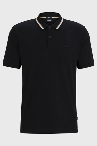 Boss Pamuklu Slim Fit Düğmeli Erkek Polo Yaka T Shirt 50469360 001 SİYAH - 10