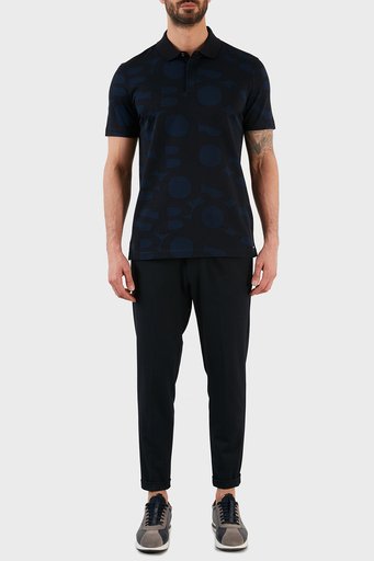 Boss Pamuklu Slim Fit Düğmeli T Shirt Erkek Polo 50462638 404 LACİVERT - 5