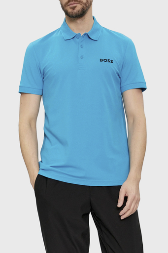 Boss Pamuklu Slim Fit Erkek Polo Yaka T Shirt 50512789 442 TURKUAZ - 1