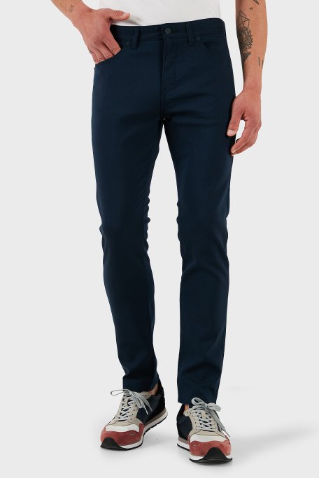 Boss Pamuklu Slim Fit Normal Bel Dar Paça Erkek Pantolon 50534905 404 LACİVERT - 1