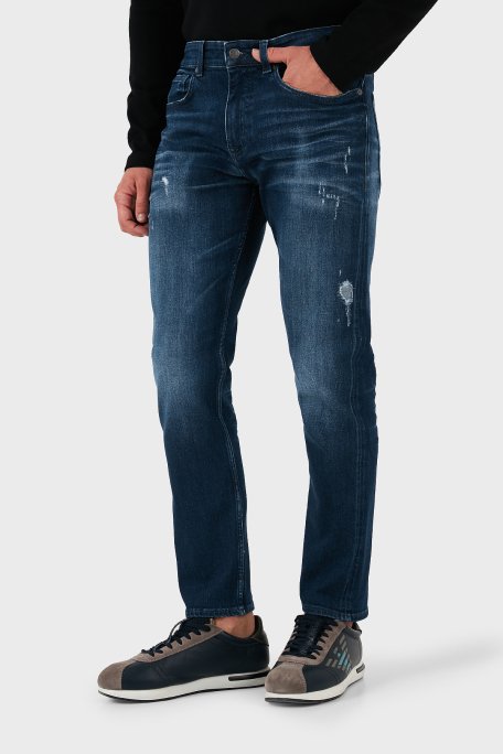 Boss Pamuklu Slim Fit Normal Bel Jeans Erkek Kot Pantolon 50526956 420 LACİVERT - 3
