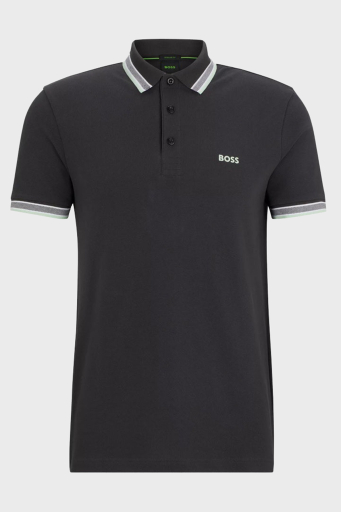 Boss Pamuklu Regular Fit Düğmeli Erkek Polo Yaka T Shirt 50469055 016 ANTRASİT - 4