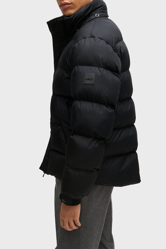 Boss Regular Fit Çıkarılabilir Kapüşonlu Su İtici Şişme Erkek Mont 50525243 001 SİYAH - 5