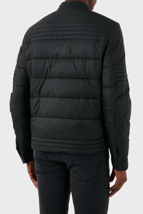 Boss Regular Fit Dik Yaka Şişme Erkek Mont 50522217 001 SİYAH - 3