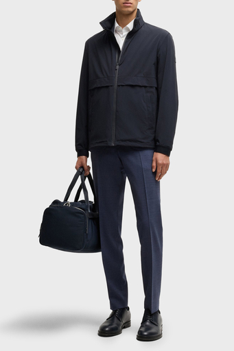 Boss Regular Fit Gizli Kapüşonlu Softshell Erkek Ceket 50528439 404 LACİVERT - 3