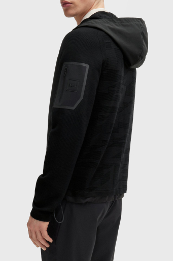 Boss Regular Fit Kapüşonlu Erkek Mont 50517091 001 SİYAH - 8