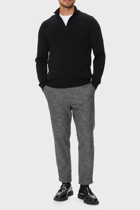 Boss Regular Fit Kırçıllı Erkek Pantolon 50519108 001 SİYAH - 2