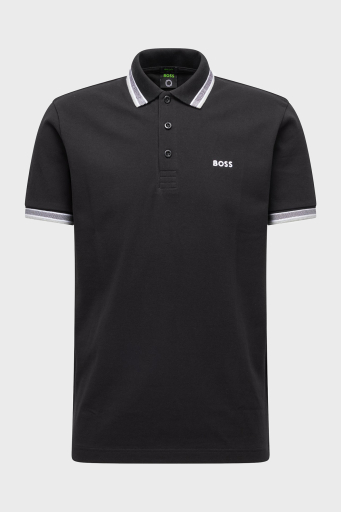 Boss Pamuklu Regular Fit Erkek Polo Yaka T Shirt 50469055 001 SİYAH - 10