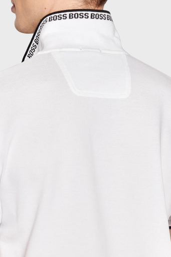 Boss Pamuklu Regular Fit Erkek Polo Yaka T Shirt 50469055 100 BEYAZ - 7