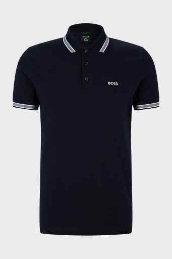 Boss Pamuklu Regular Fit Erkek Polo Yaka T Shirt 50469055 402 LACİVERT - 5