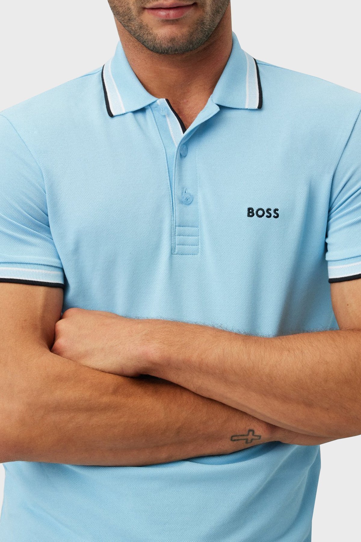 Boss Regular Fit Pamuklu Erkek Polo T Shirt 50469055 431 TURKUAZ