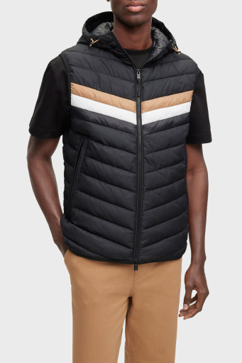 Boss Renk Bloklu Cepli Su Tutmaz Regular Fit Erkek Yelek 50488272 001 SİYAH - 6