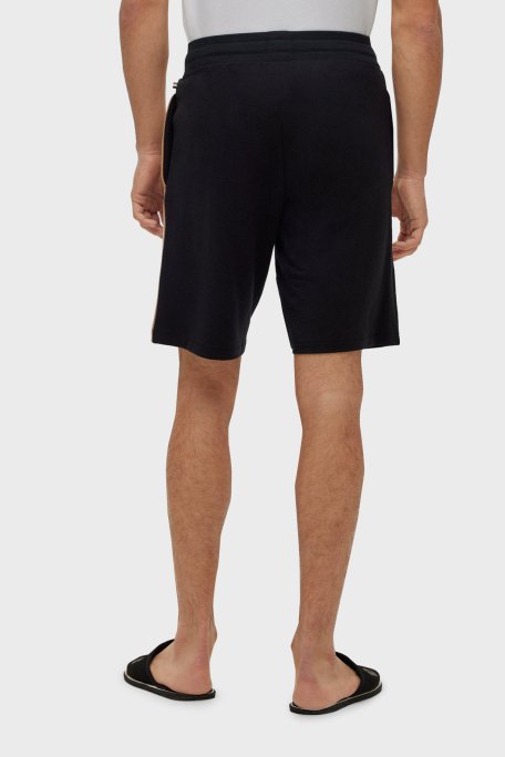 Boss Şeritli Logolu Regular Fit Cepli Büzgülü Erkek Short 50491511 001 SİYAH - 3