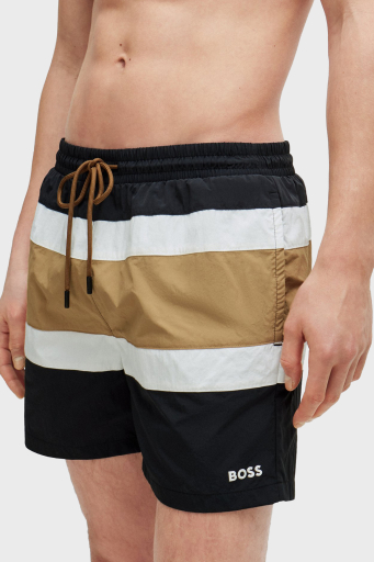 Boss Slim Fit Cepli Erkek Mayo Short 50515700 001 SİYAH - 6